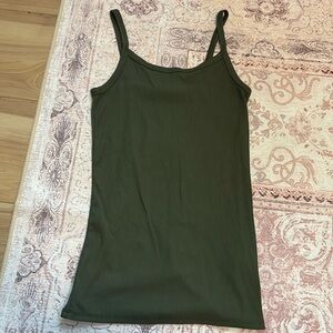 No Boundaries Green Tank Top Size Small
